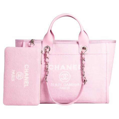 chanel small tote with pink liner|chanel handbags shopper tote.